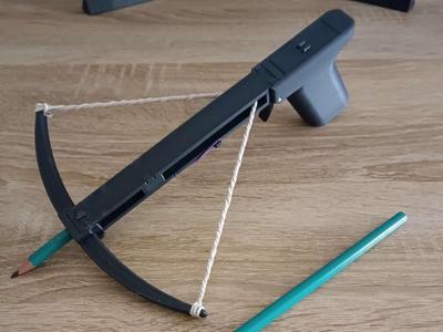 Simple and Powerful Pencil Crossbow