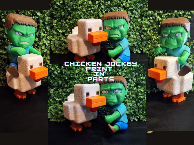 Minecraft  Chicken Jockey Movie Edition