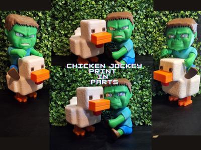 Minecraft  Chicken Jockey Movie Edition