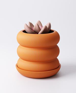 Bubble Planter with Drip Tray