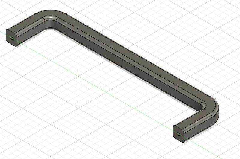 Simple-Handle 10x10x150-R   