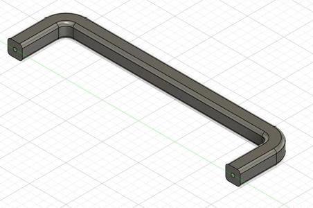 Simple-Handle 10x10x150-R   