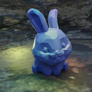 Cute Low Poly Rabbit