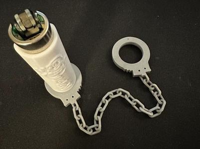 Clipper Case in Handcuffs 