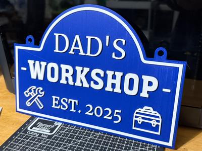 Workshop/Garage Hanging Sign