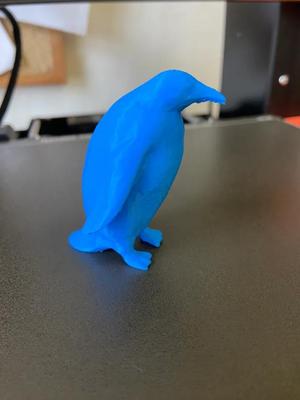 Low poly penguin