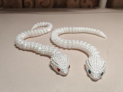Year of the Snake internet sensation snake—Viper with gouged-out eyes version (6mm eyes)