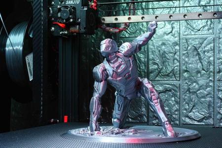 Iron Man MK42 Landing Pose Support Free Remix