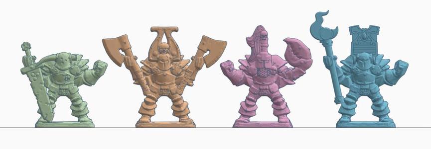 Heroquest Marked Chaos Warriors