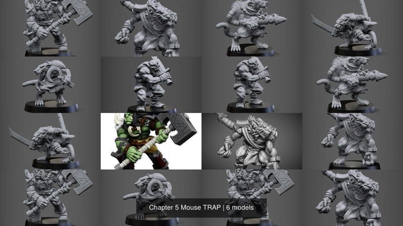 Chapter 5 Mouse TRAP 3D Model Collection