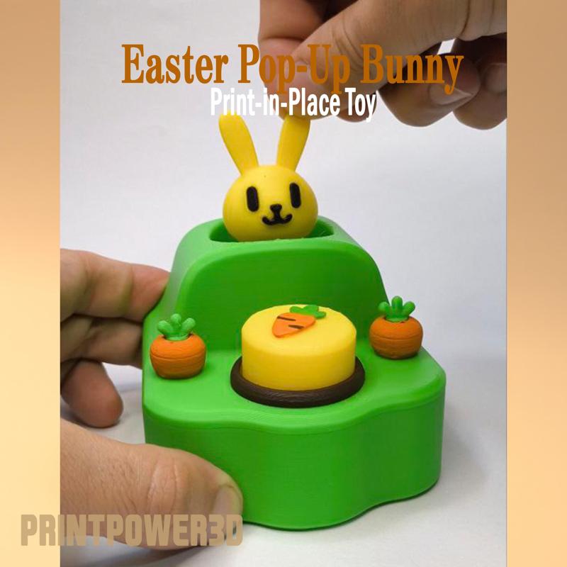 Easter Pop-Up Bunny – Fidget Toy – Jumping Bunny