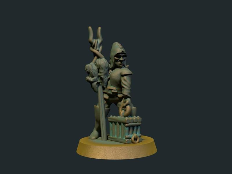 Rat catcher 28mm (No supports needed)