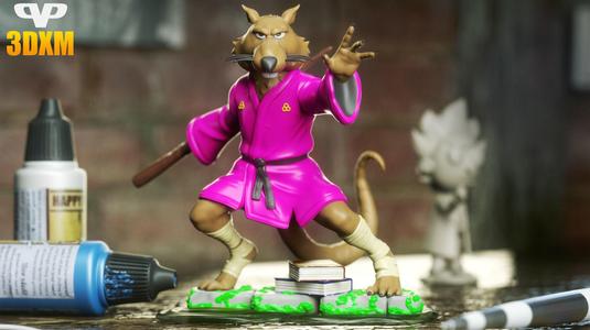 Splinter TMNT STL for 3D Printing ChibiSTL 3DXM
