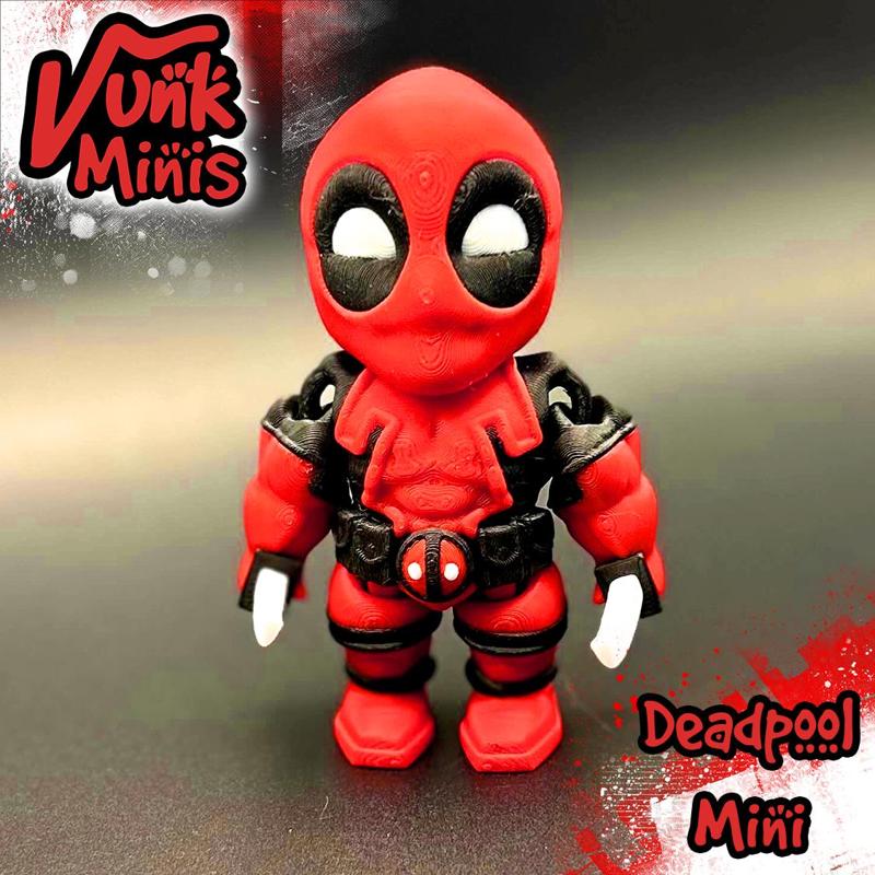 Mini Deadpool Multicolor Flexi