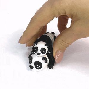 Cute Flexi Panda 🐻‍❄️ (Toy, Keychain & Magnet)