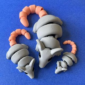 little mouse — articulated flexi print-in-place fidget animal