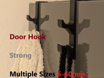 Door Hook, Strong Design, Multiple Sizes “5-40mm”
