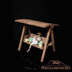 Swinging Bench Girl Desk Toy