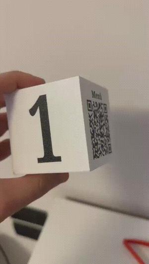 Table numbers - qr code menu