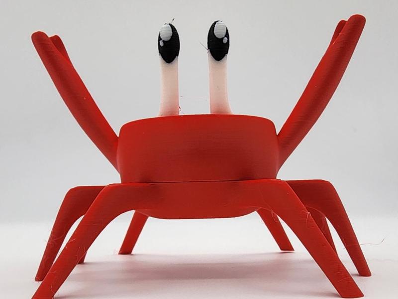 Crab spoon rest
