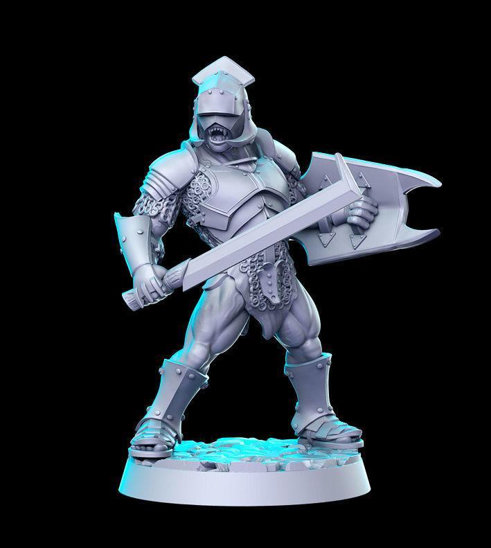 Uruk-hai Hobbit The Lord of the Rings LOTR 32mm Pre-supported