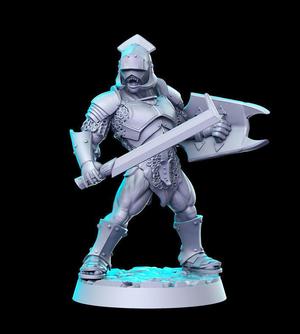 Uruk-hai Hobbit The Lord of the Rings LOTR 32mm Pre-supported