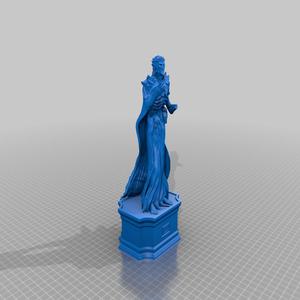 Six fingered God of Secrets statue (with optional pedestal)
