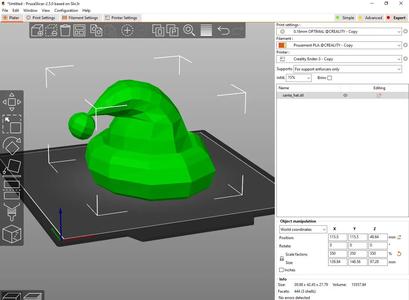 santa hat (low poly)
