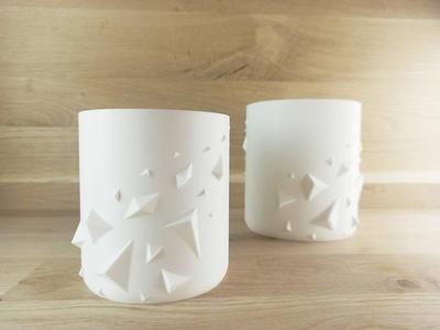 Flower Pot - Pyramidal shards
