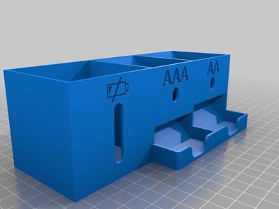 Small Battery Dispenser Hoder with Low Battery Box