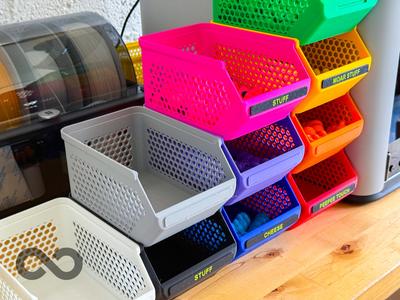 115x175mm Stacking Observe & Grab Containers – Hex