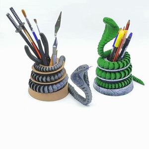 Articulated Cobra + Pencil Holder