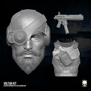 Voltar GI Joe Fan Art 3D printable for action figures