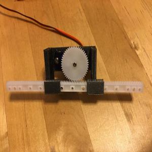 Rack and Pinion Linear Actuator for Micro Servo