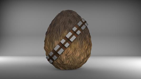 Chewbacca Egg Container