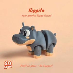 Flexi cute hippo - Hippito   
