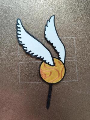 harry potter Golden snitch topper   