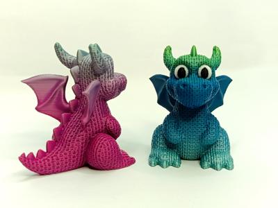 Knitted Dragon