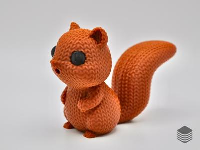 Knitted Squirrel