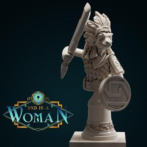Lizardfolk Paladin - Sershaea - Bust