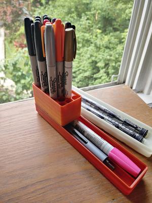 Gridfinity Wowstick,Marker Stackable Bin - 5x1x3