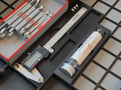 Digital caliper bin gridfinity 5×2