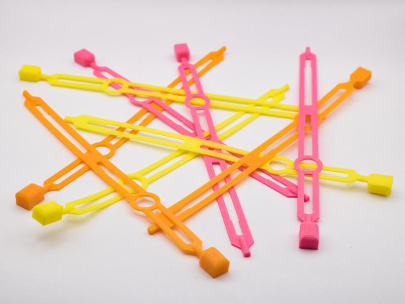 Reusable TPU 95A Cable Ties V3, Cable organizer