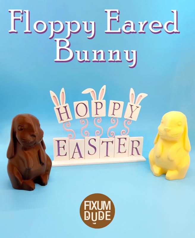Simple Floppy Eared Bunny