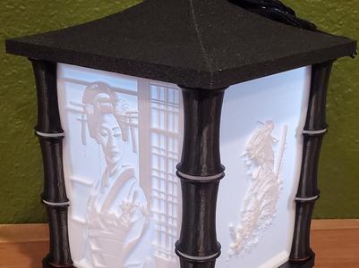 Japanese Corcelain Lantern