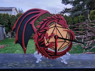 Nerdy Clocks – Dragon’s Hoard (easy multicolor printing!)