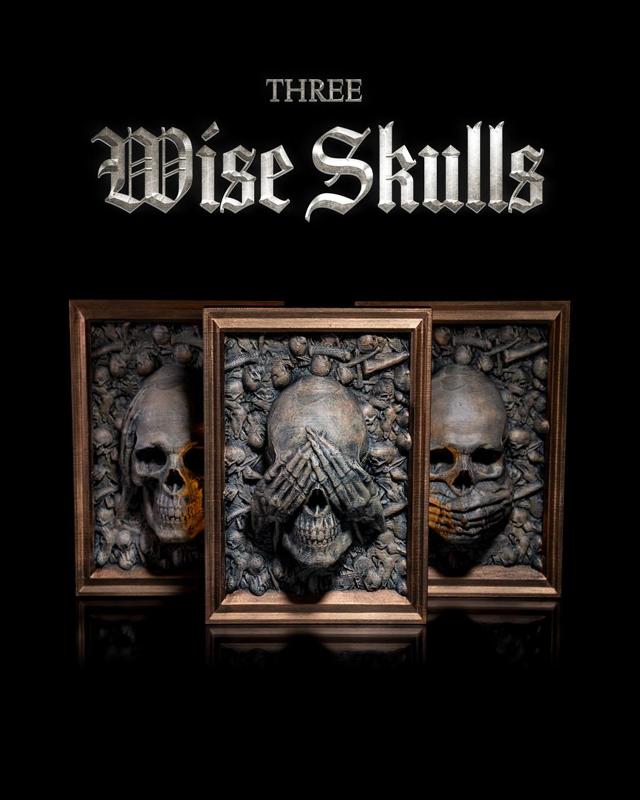 Three Wise Skulls