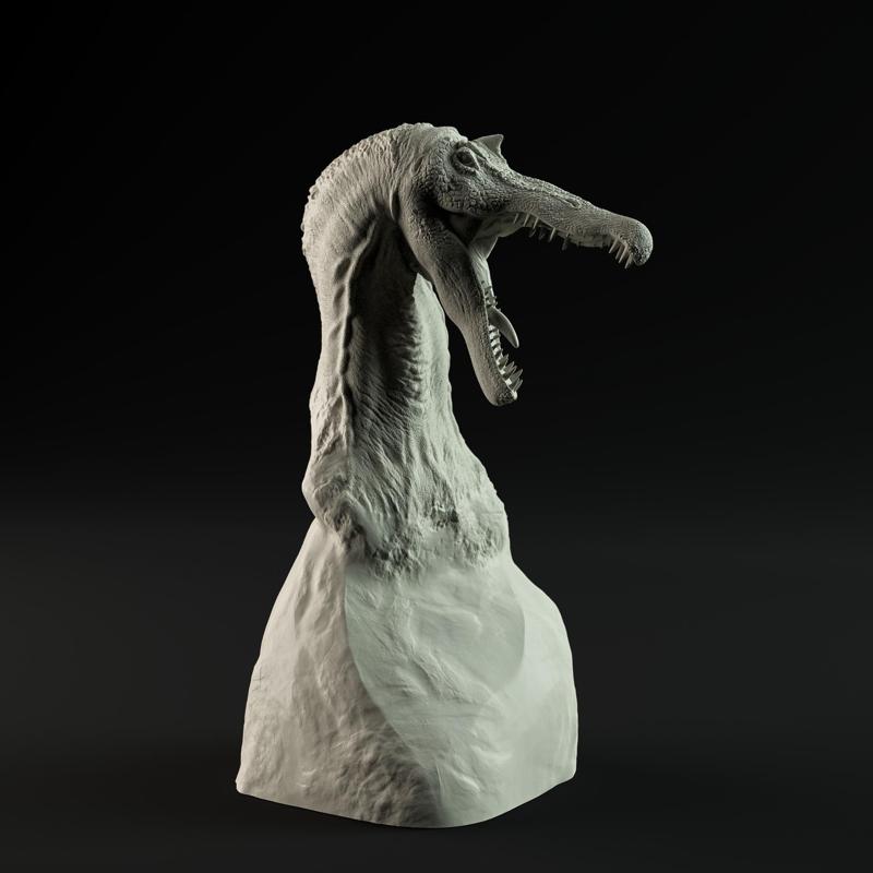 Baryonix bust – pre supported