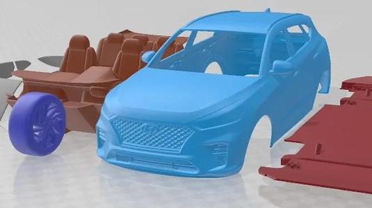 Hyundai Tucson N Line 2019 Printable Car