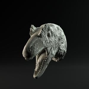 Deinonychus mount/head